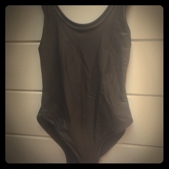 American Apparel Other - Black pleather onesie from American Apparel Large American Apparel Other - Black pleather onesie from American Apparel Large